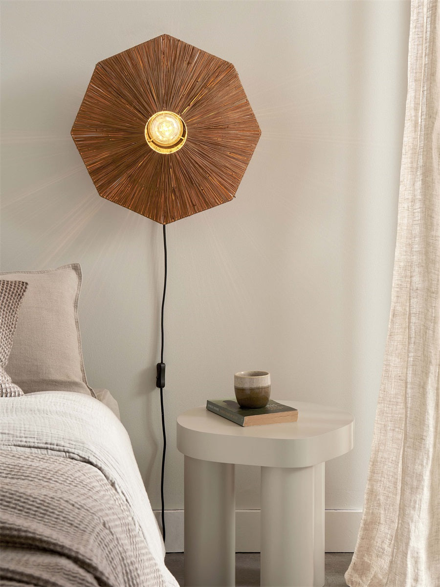 Wandlamp Panama S Bruin
