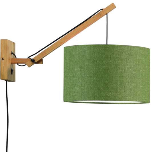 Wandlamp Andes S Naturel/Groen