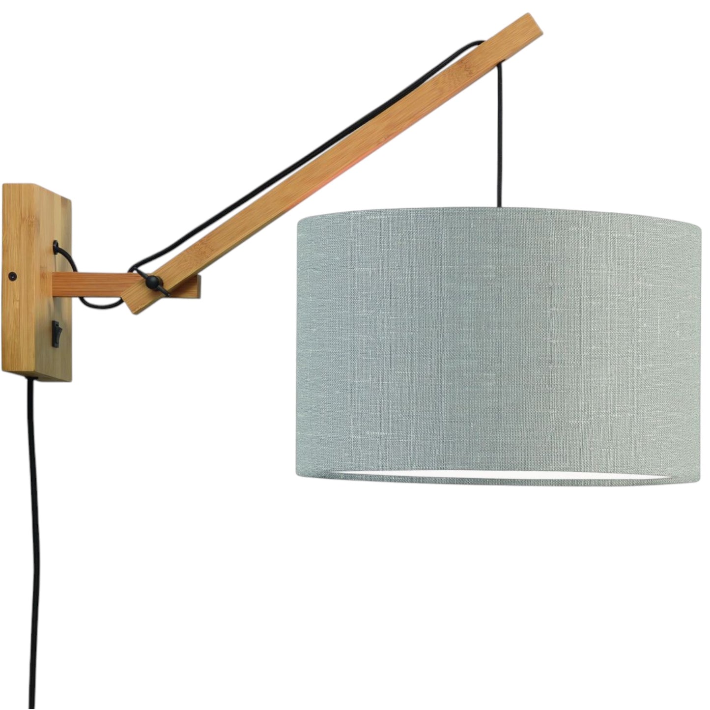 Wandlamp Andes S Naturel/Lichtgrijs