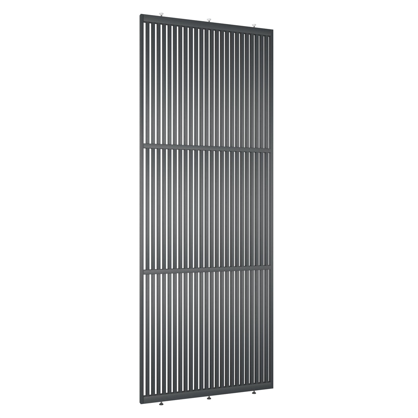 Elegante houten roomdivider van massief eikenhout in RAL7021, model Original®. Een stijlvolle en praktische toevoeging aan elk interieurontwerp