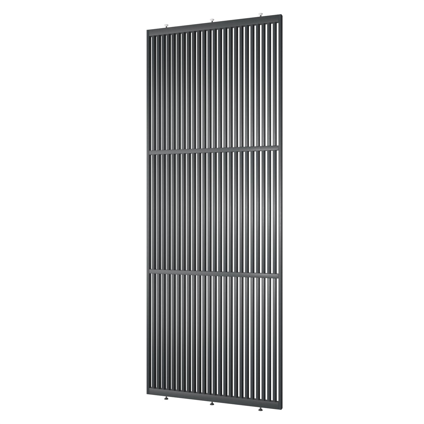 Elegante houten roomdivider van massief eikenhout in RAL7021, model Original®. Een stijlvolle en praktische toevoeging aan elk interieurontwerp