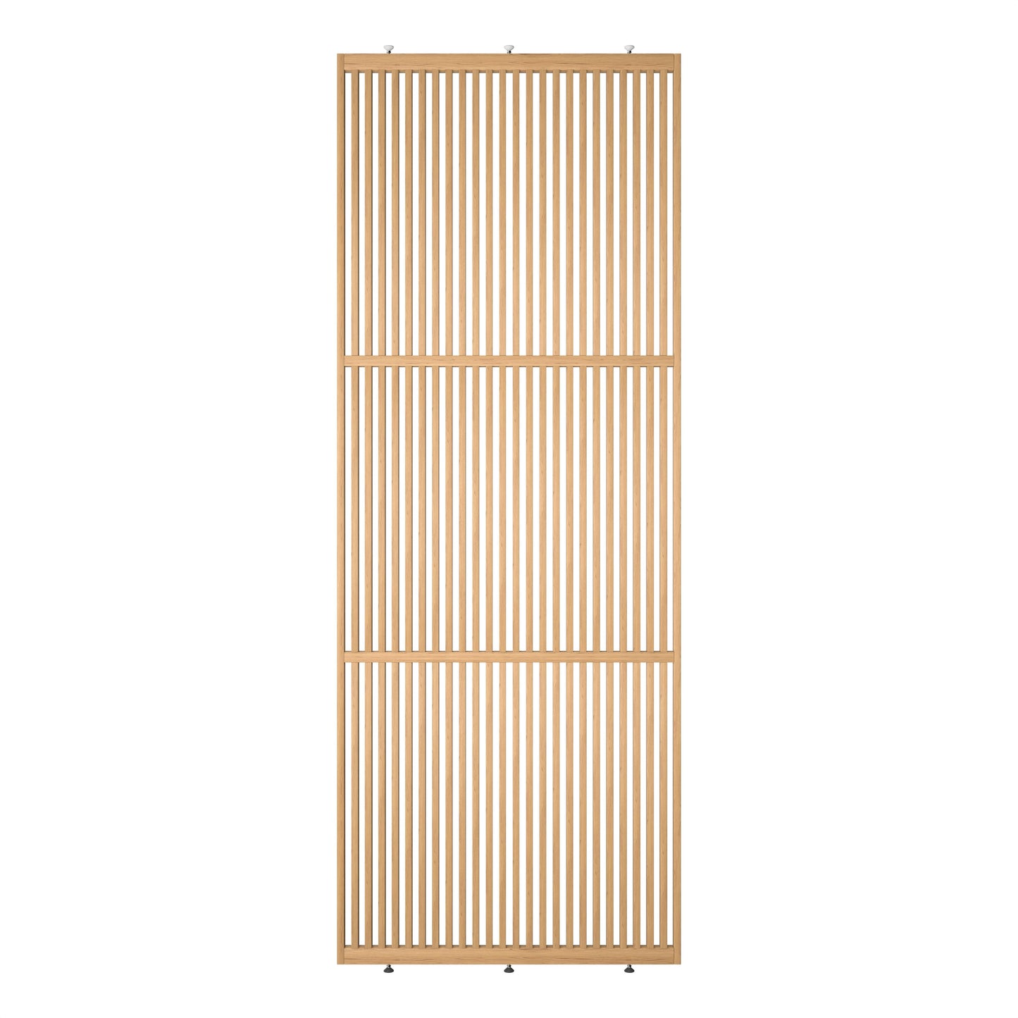 Elegante houten roomdivider, blank gelakt massief eikenhout, model Original®. Een stijlvolle en praktische toevoeging aan elk interieurontwerp