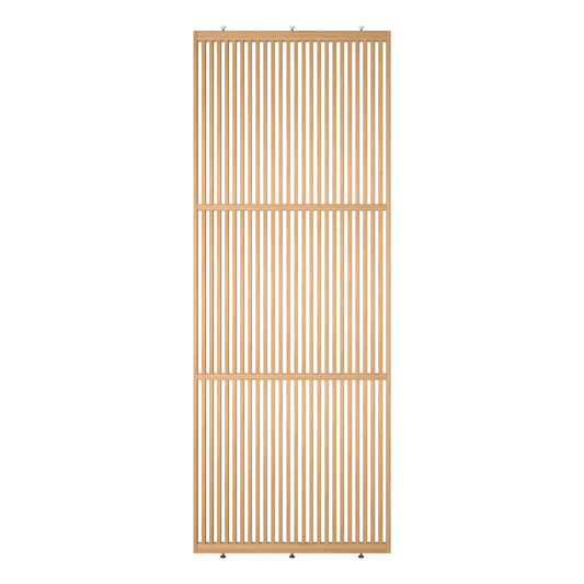 Elegante houten roomdivider, blank gelakt massief eikenhout, model Original®. Een stijlvolle en praktische toevoeging aan elk interieurontwerp