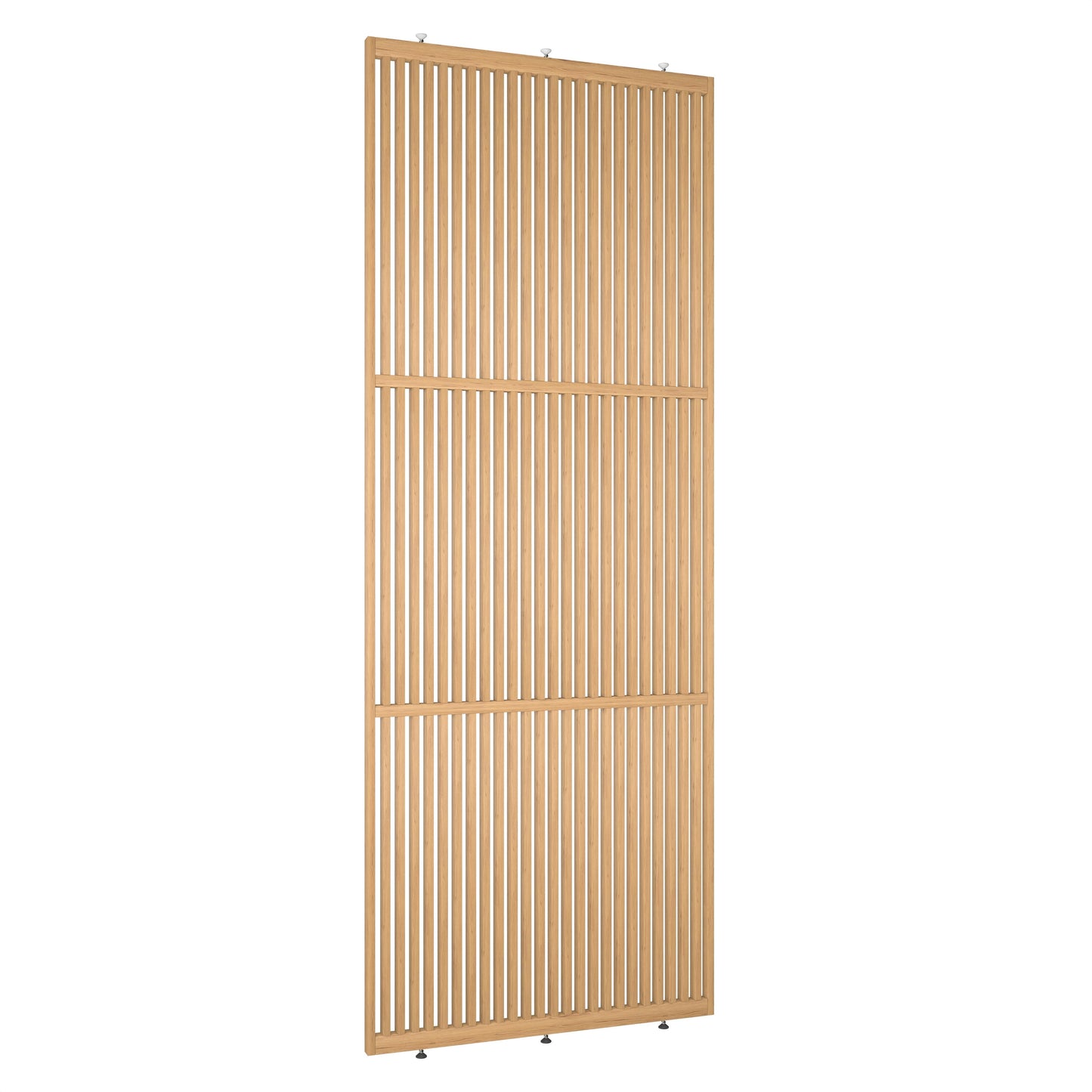 Elegante houten roomdivider, blank gelakt massief eikenhout, model Original®. Een stijlvolle en praktische toevoeging aan elk interieurontwerp