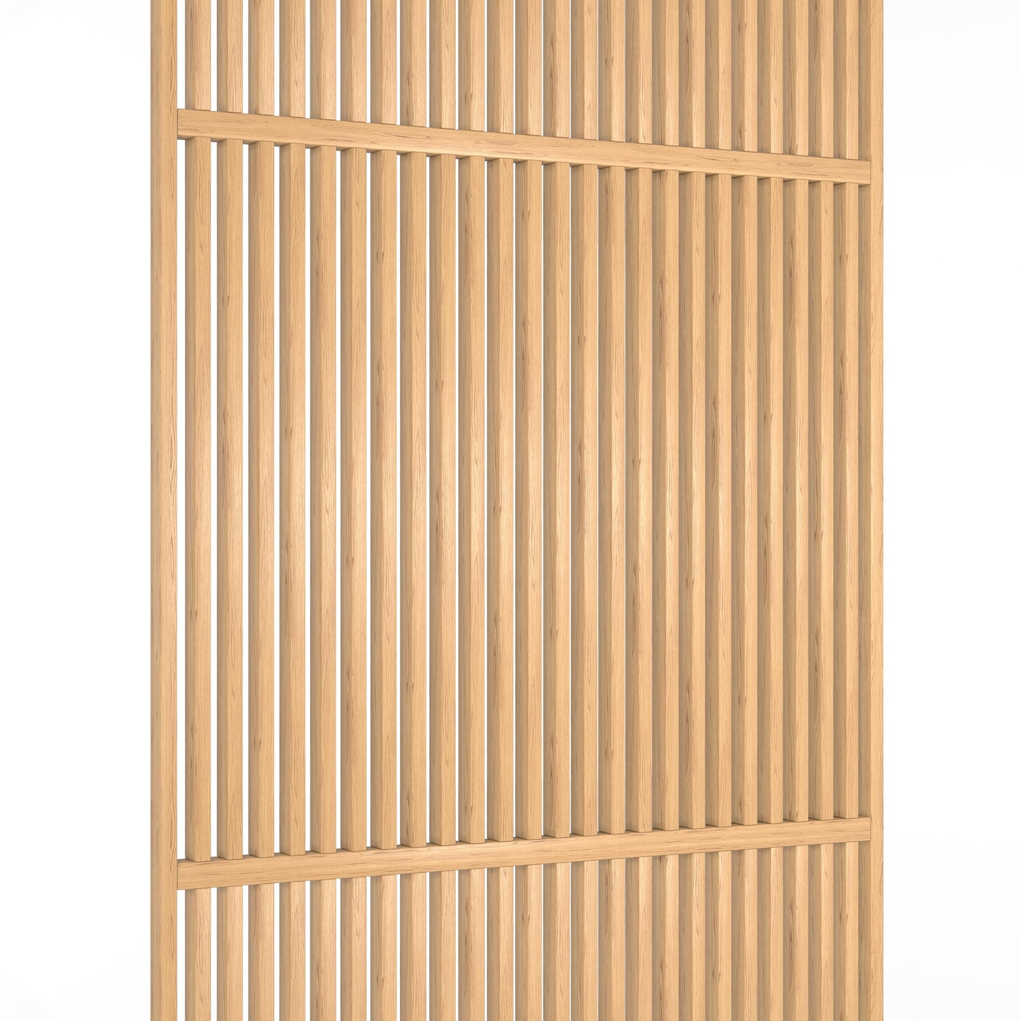 Elegante houten roomdivider, blank gelakt massief eikenhout, model Original®. Een stijlvolle en praktische toevoeging aan elk interieurontwerp