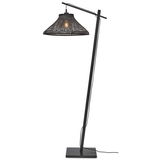 Vloerlamp Tahiti Zwart