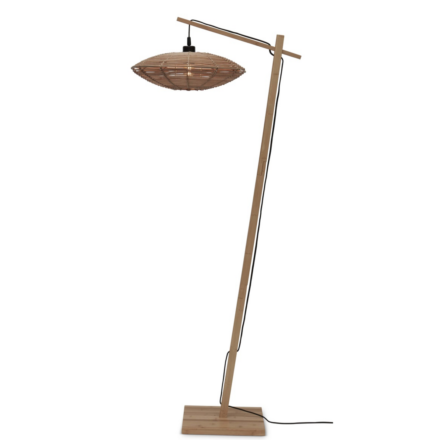 Vloerlamp Tanami Schijf S Naturel