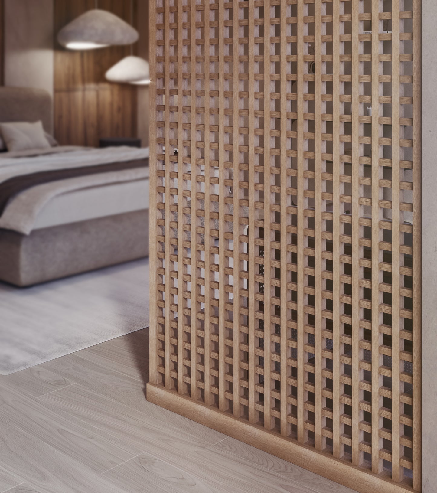 Japandi Roomdivider Shinjuku ™  ~ Naturel