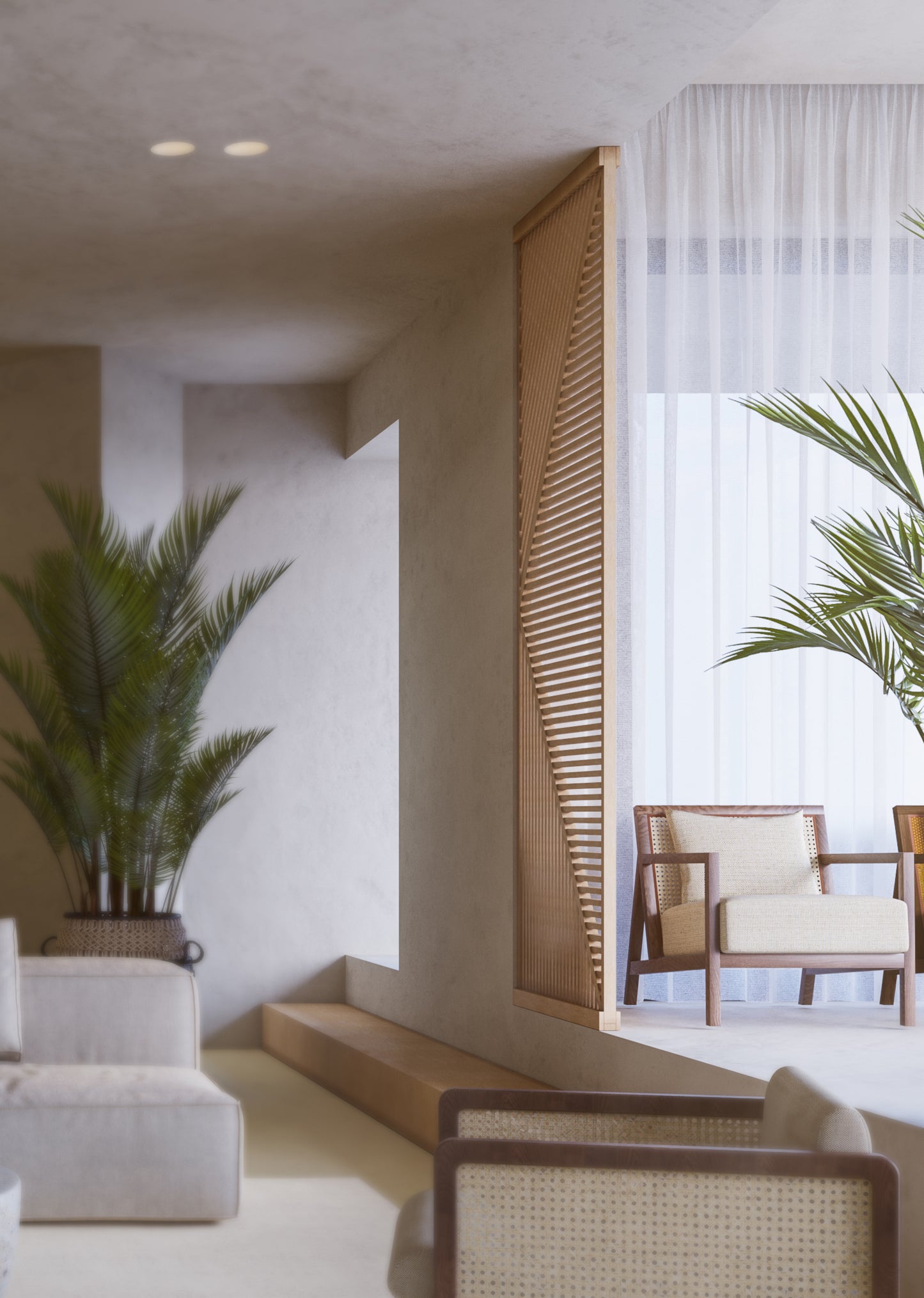 Japandi Roomdivider Shibuya ™  ~ Naturel