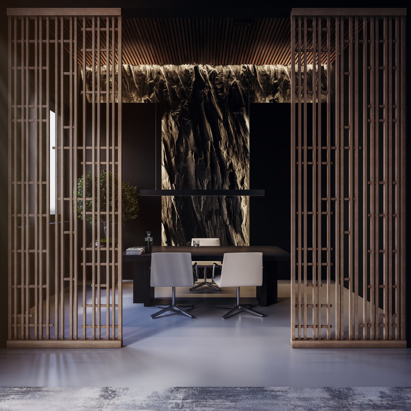 Japandi Roomdivider Higashi ™  ~ Naturel