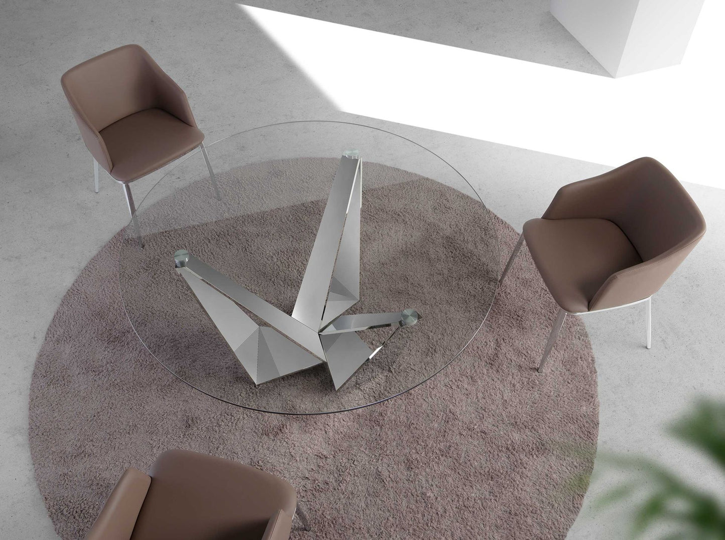 Japandi Eetkamerstoel Laka ™ ~ Bruin