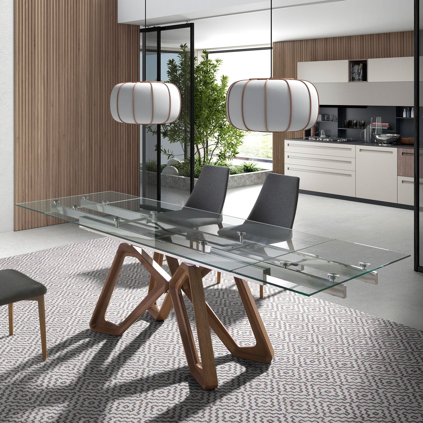 Japandi Eettafel Yasuma ™ ~ Uitschuifbaar