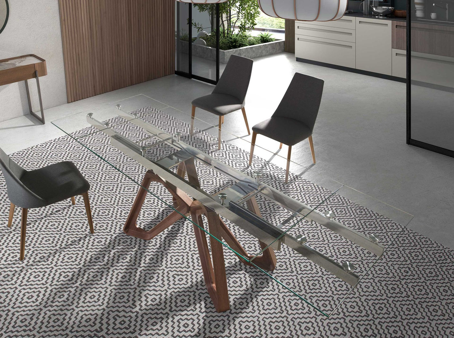 Japandi Eettafel Yasuma ™ ~ Uitschuifbaar