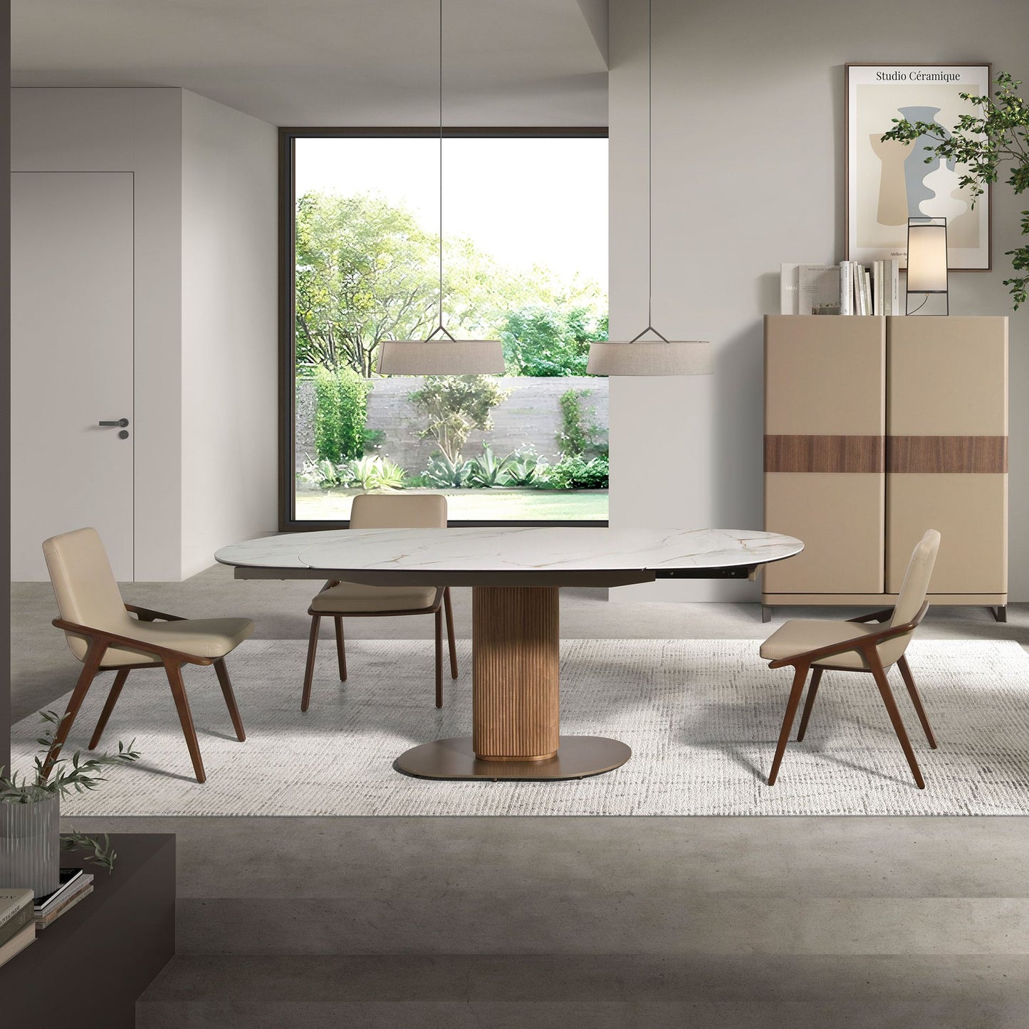 Japandi Eettafel Lima ™ ~ Uitschuifbaar