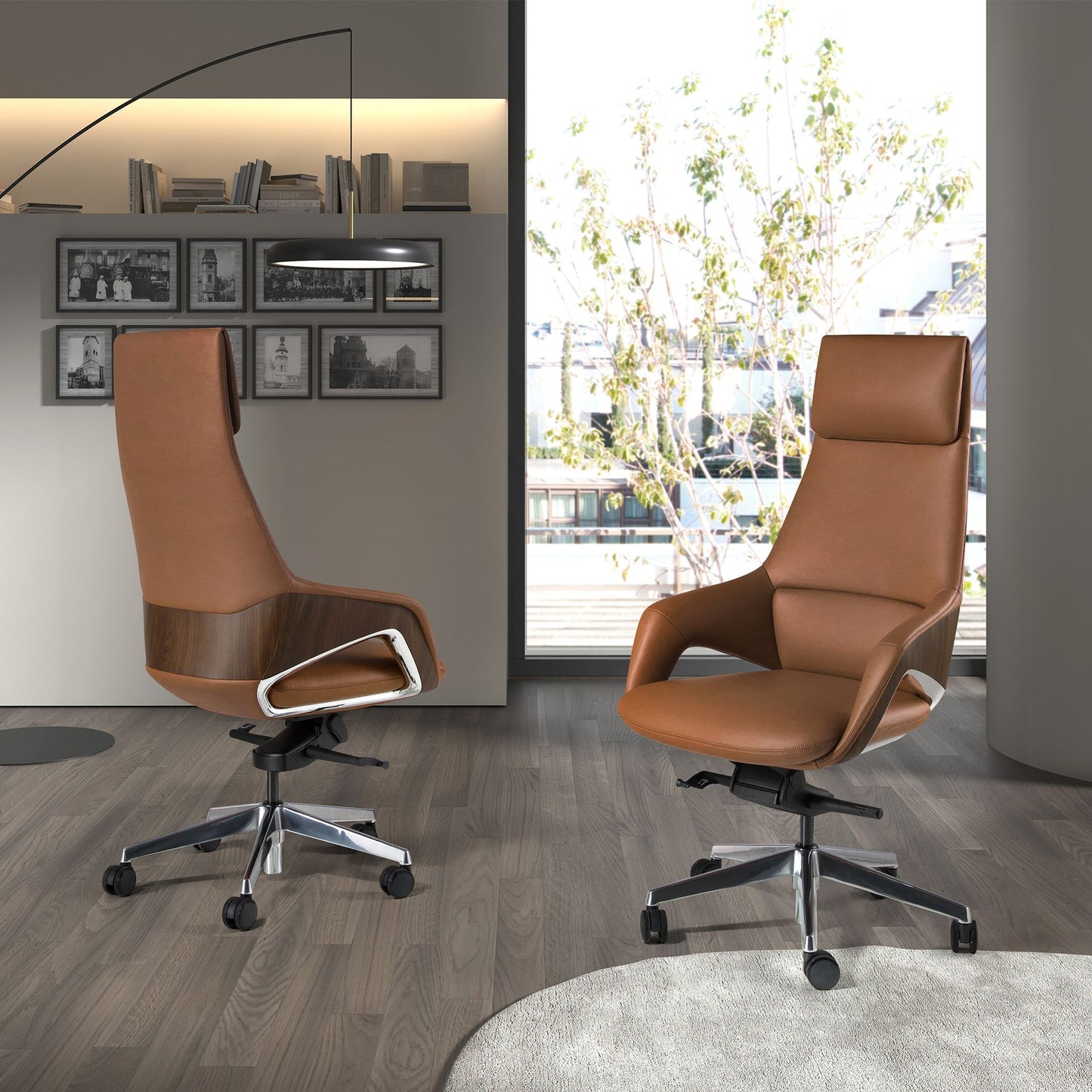 Japandi Bureaustoel Kimai ™ ~ Bruin