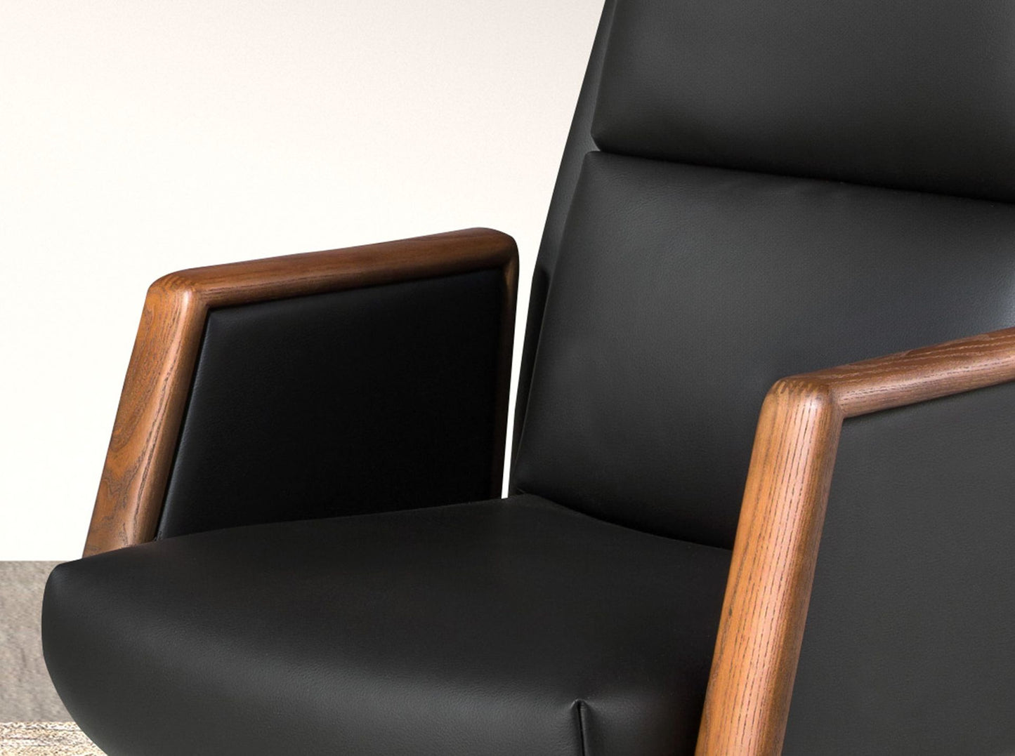 Japandi Bureaustoel Kema ™ ~ Zwart