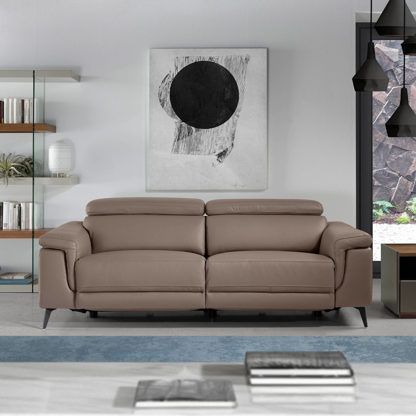 Japandi Bank Chatan ™ ~ Relax Driezitter Grijs