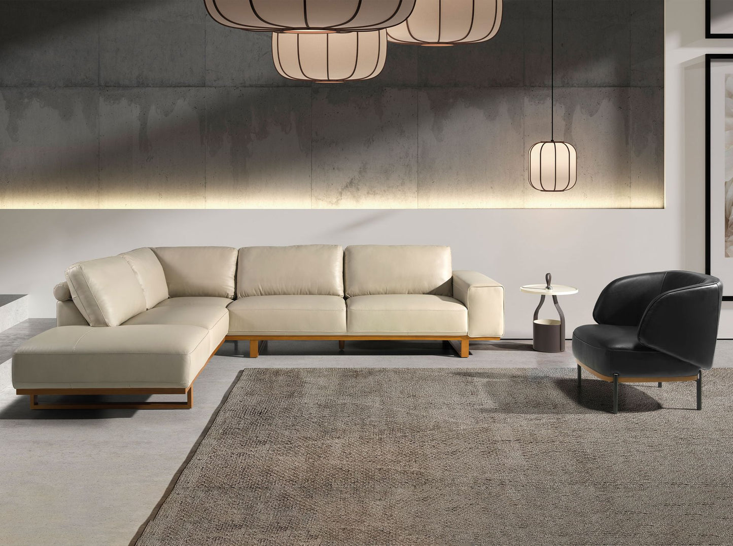 Japandi Hoekbank Naro ™ ~ Links