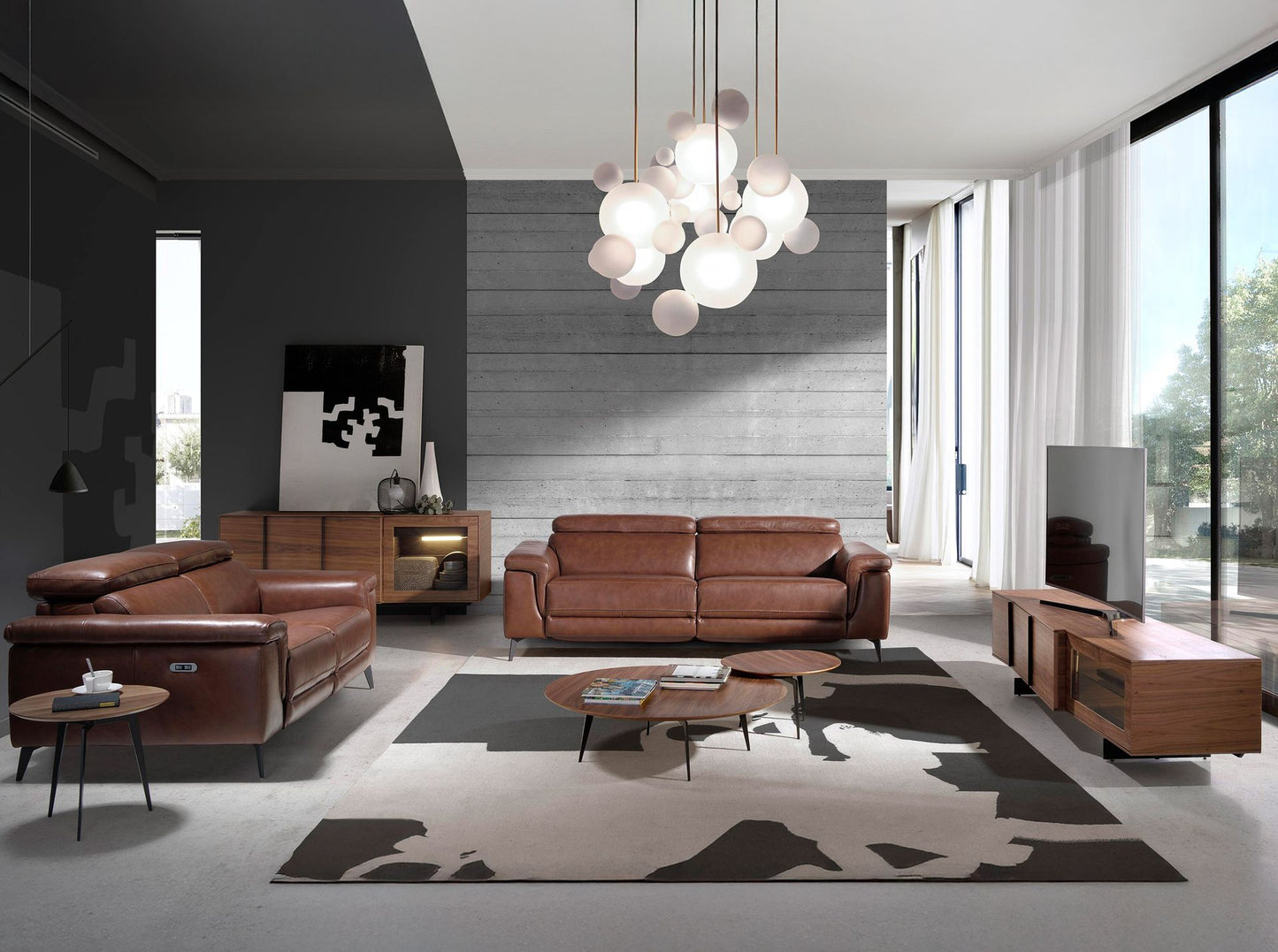 Japandi Bank Chatan ™ ~ Relax Driezitter Bruin