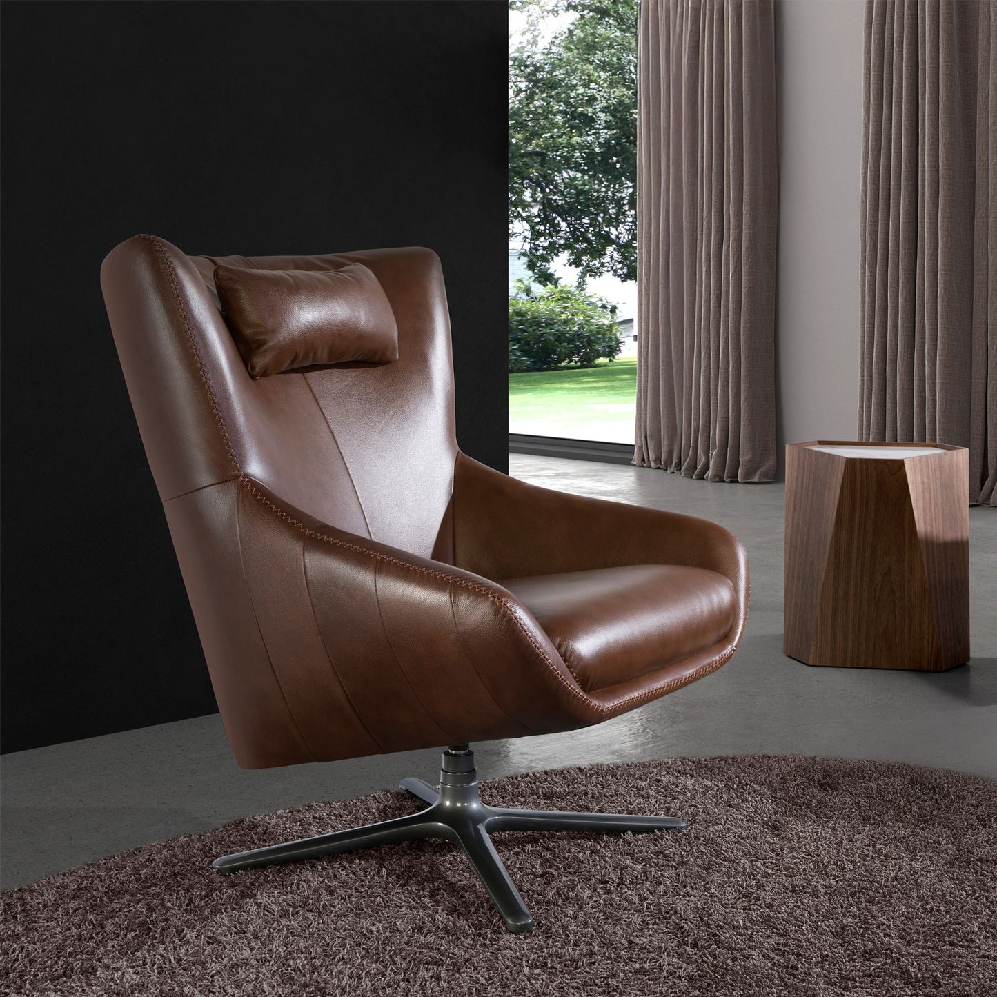 Japandi Fauteuil Waza ™ ~ Bruin