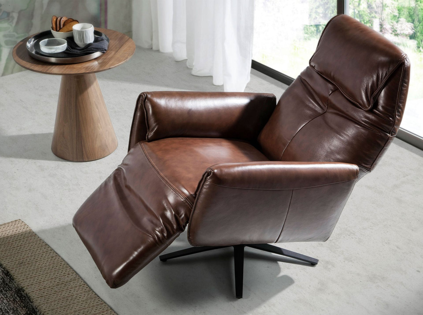 Japandi Fauteuil Kaduo ™ ~ Bruin