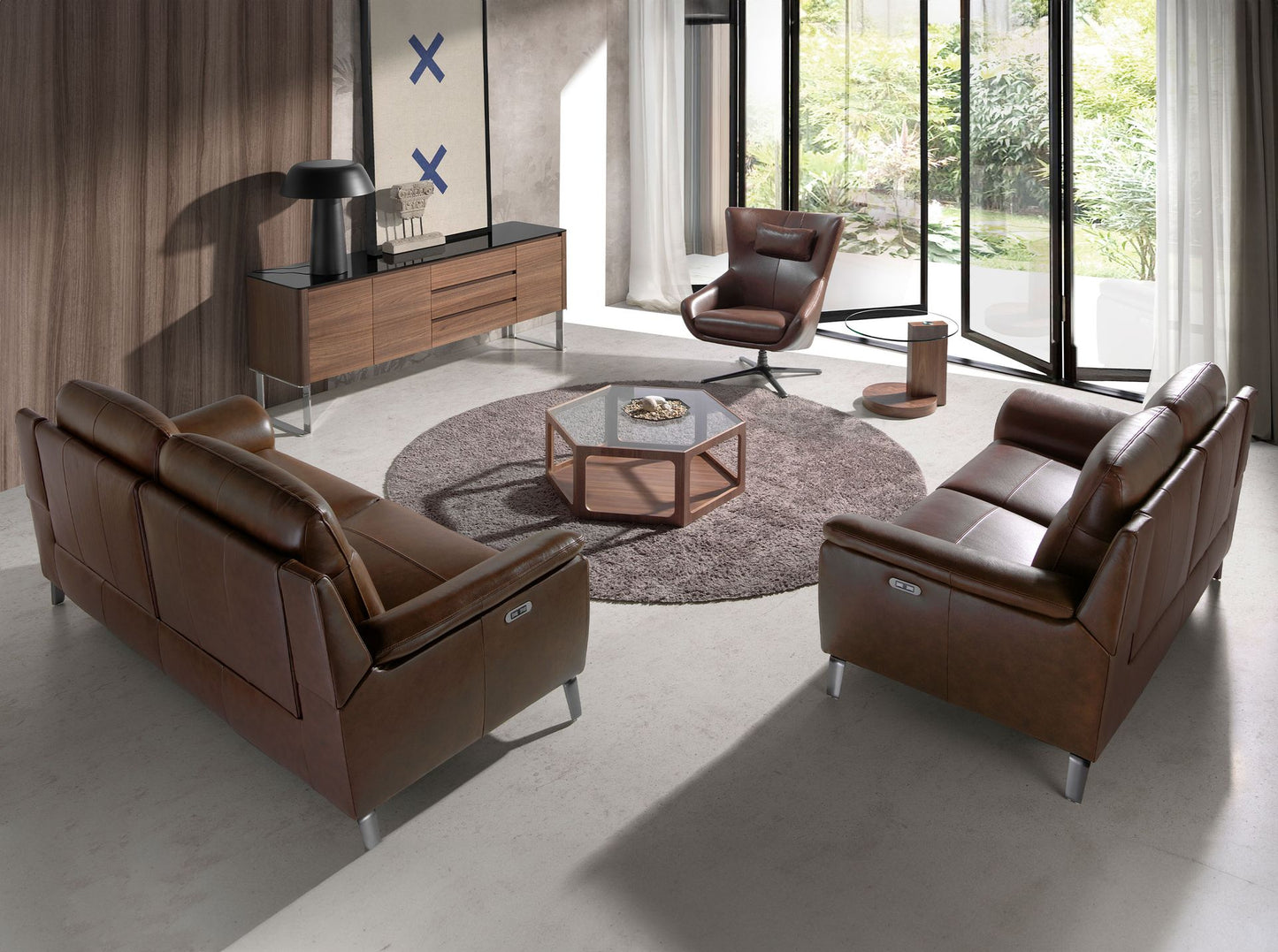 Japandi Fauteuil Waza ™ ~ Bruin