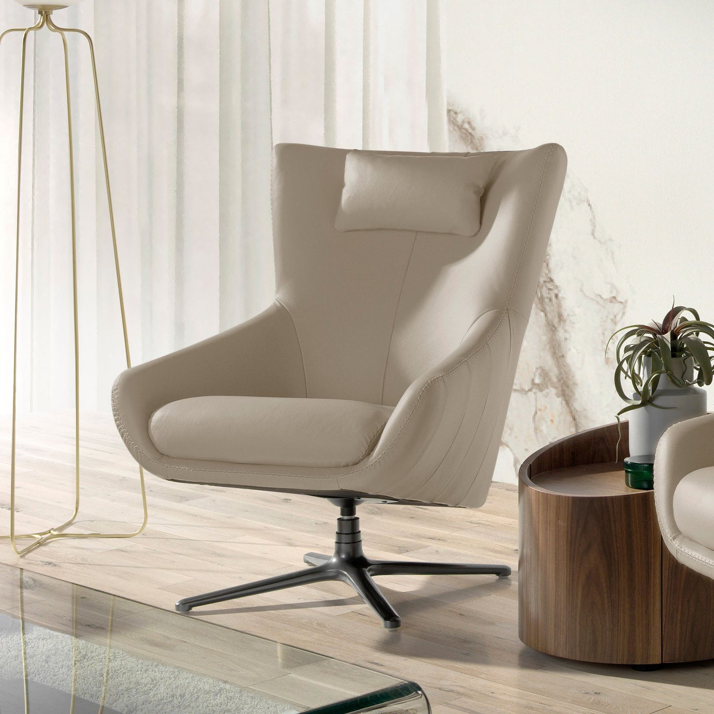 Japandi Fauteuil Waza ™ ~ Crème