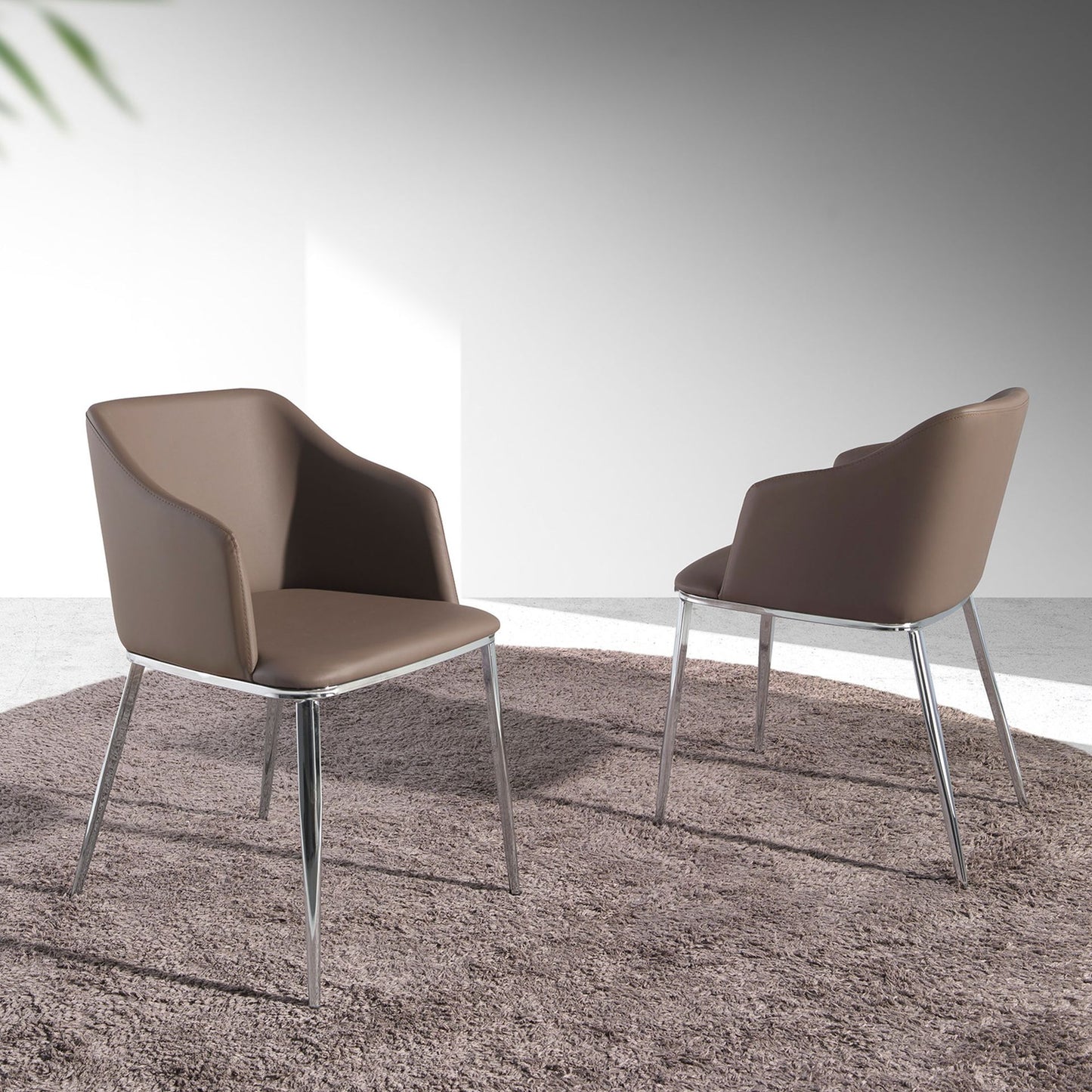 Japandi Eetkamerstoel Laka ™ ~ Bruin