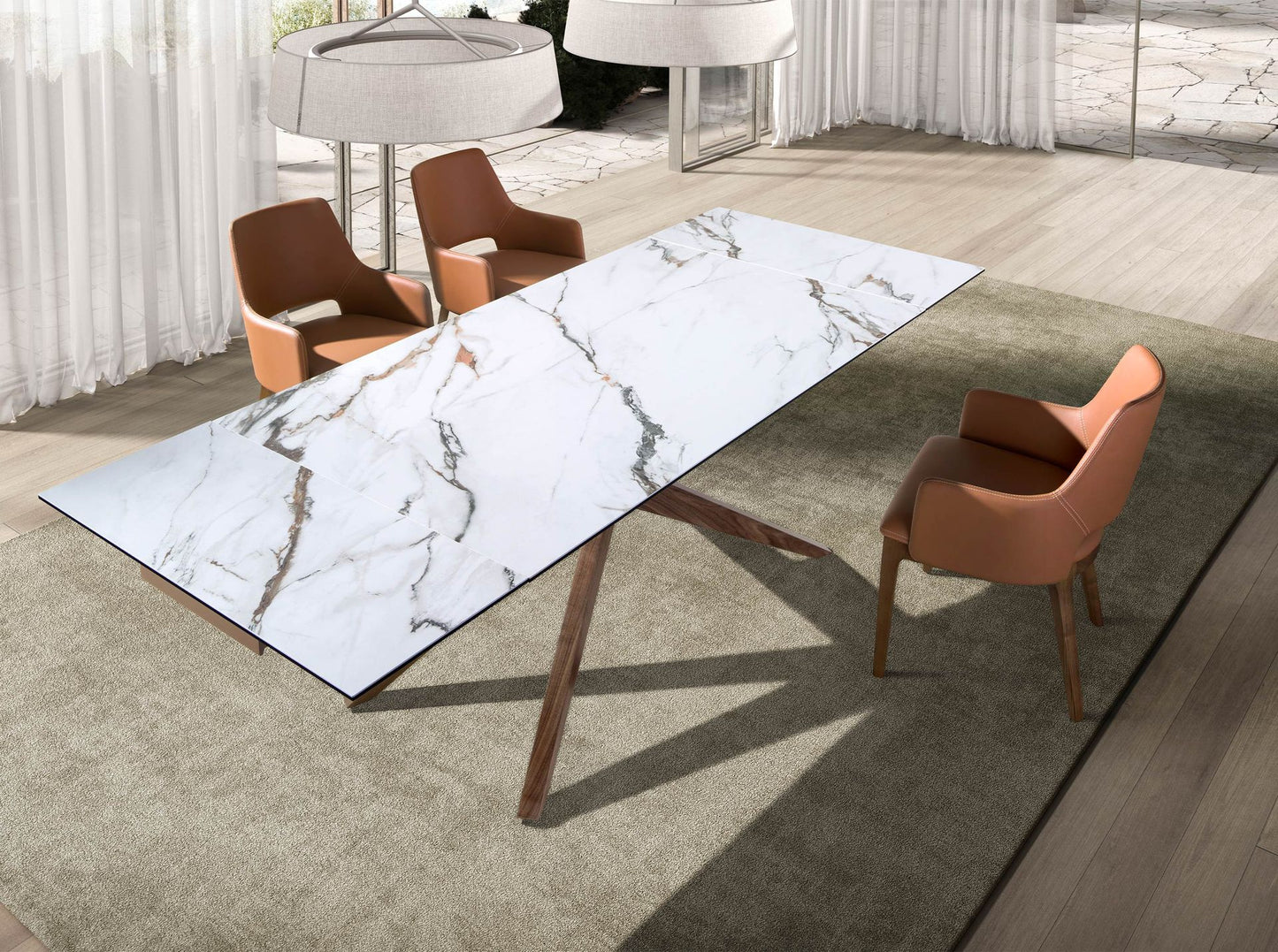 Japandi Eettafel Zinde ™ ~ Uitschuifbaar
