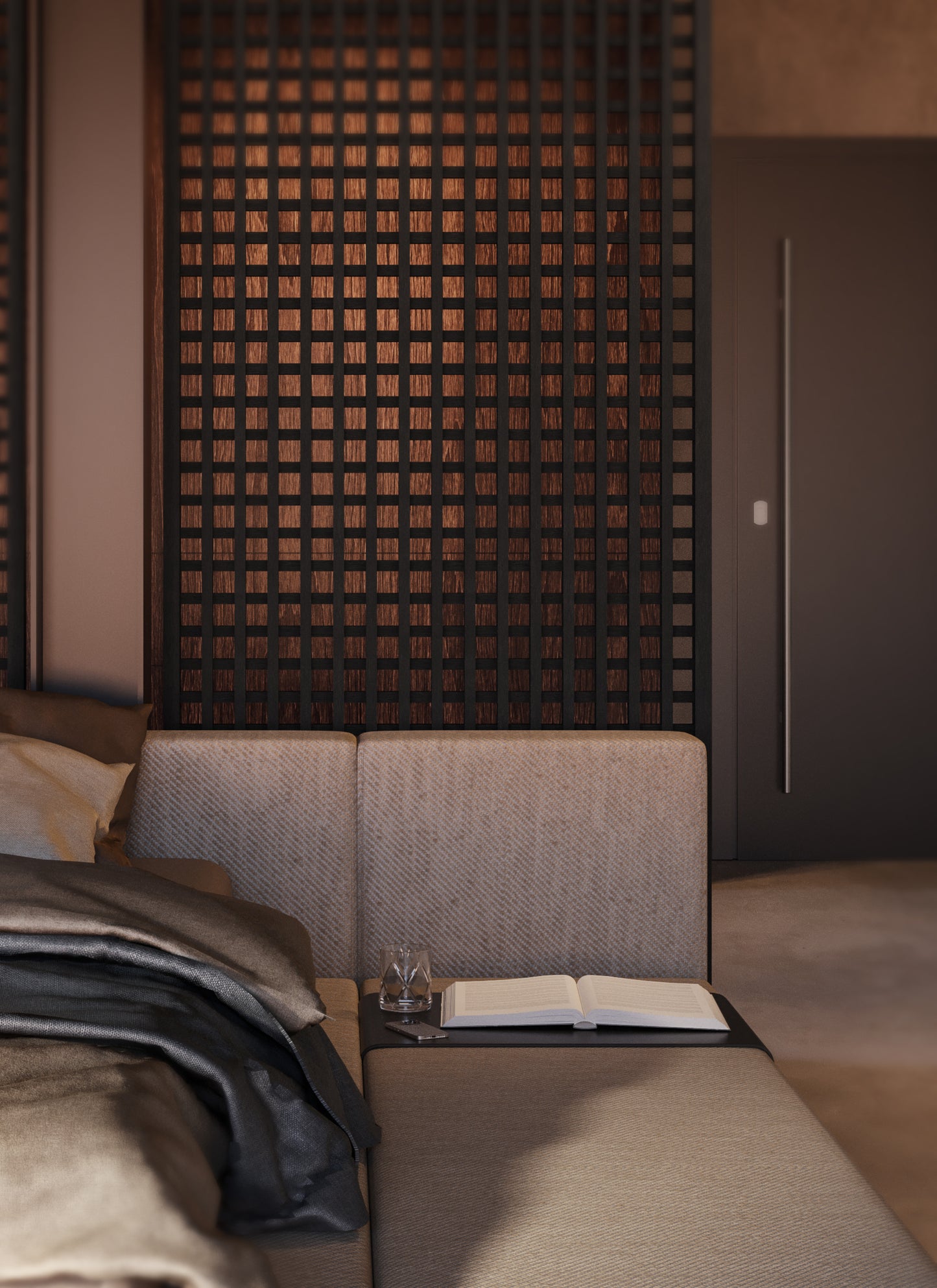 Japandi Roomdivider Shinjuku ™  ~ Zwart