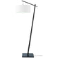 Vloerlamp Andes Zwart/Wit