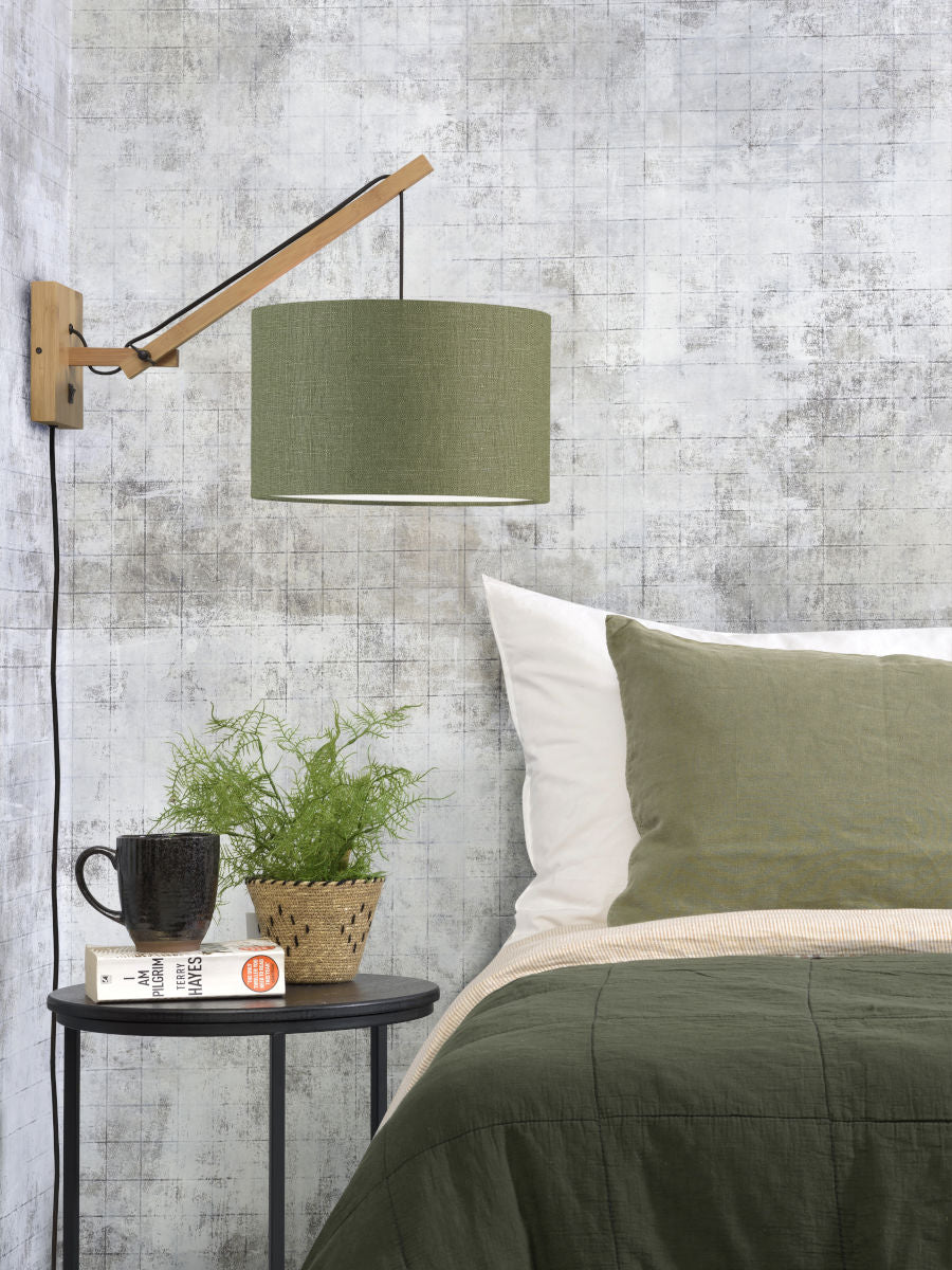 Wandlamp Andes S Naturel/Groen