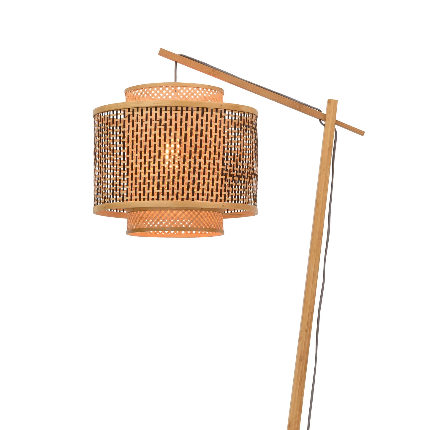 Vloerlamp Bhutan Naturel Klein