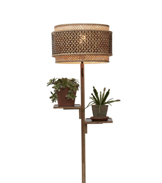 Vloerlamp Bhutan/Plank Naturel