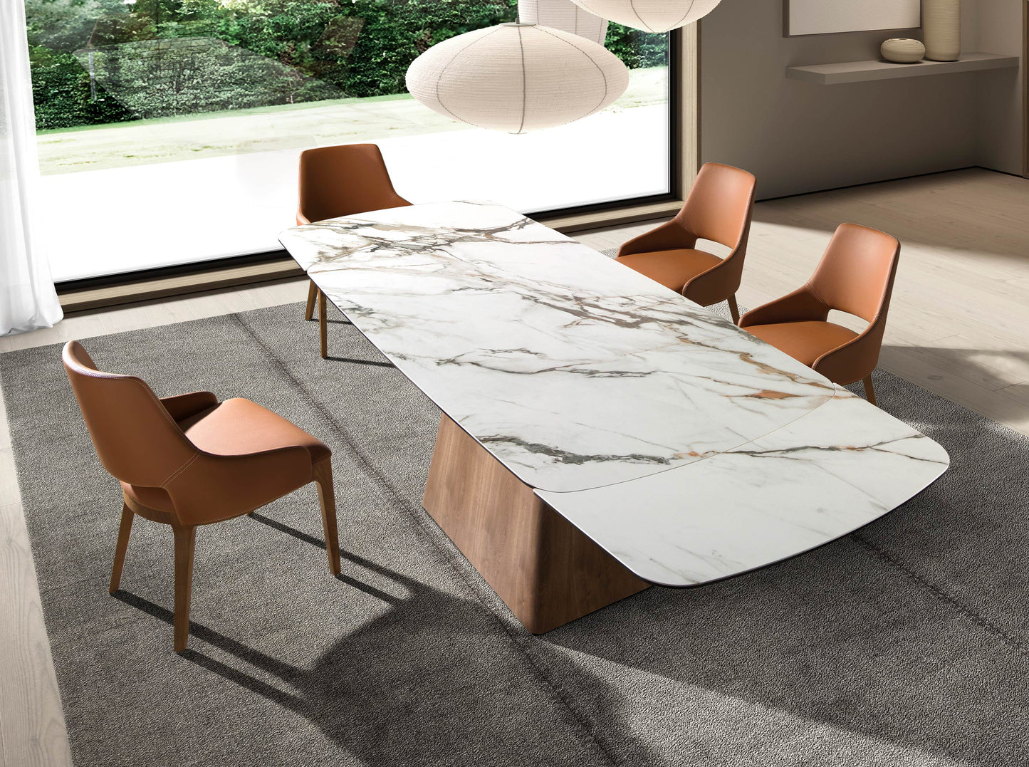 Japandi Eettafel Kanoa ™ ~ Uitschuifbaar