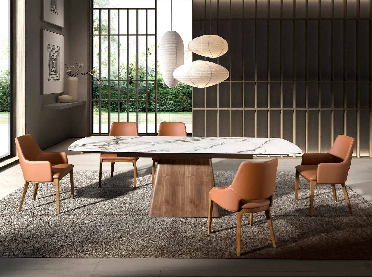 Japandi Eettafel Kanoa ™ ~ Uitschuifbaar