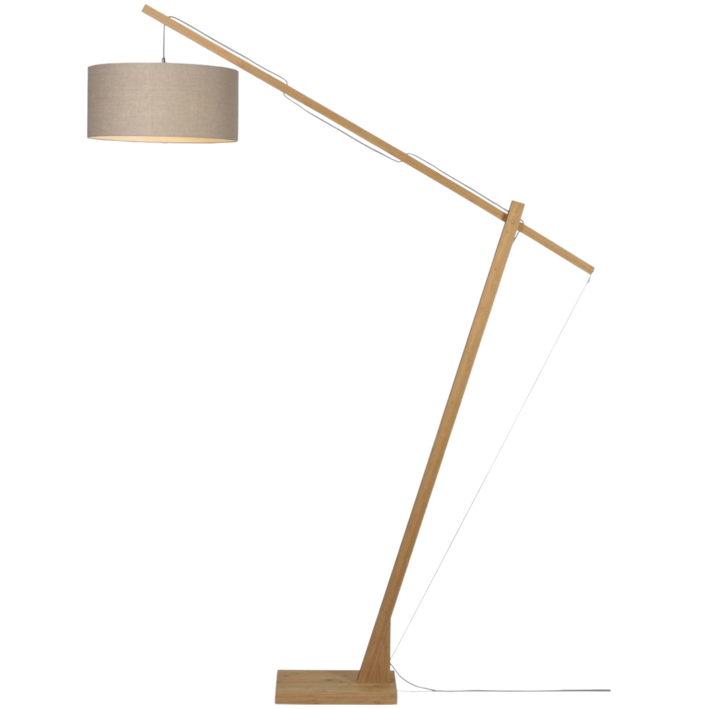 Vloerlamp Montblanc S Donker Linnen