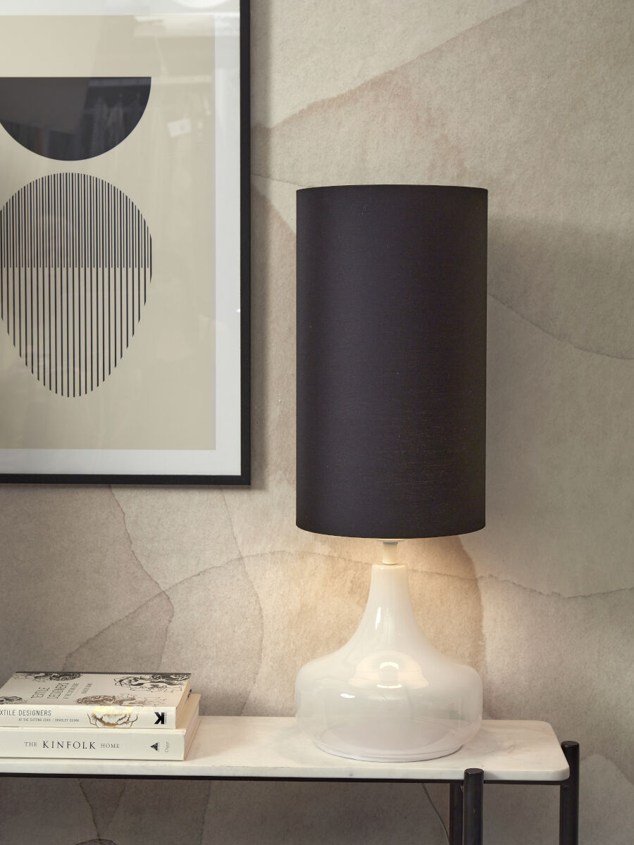 Tafellamp Reykjavik L Linnen Donker