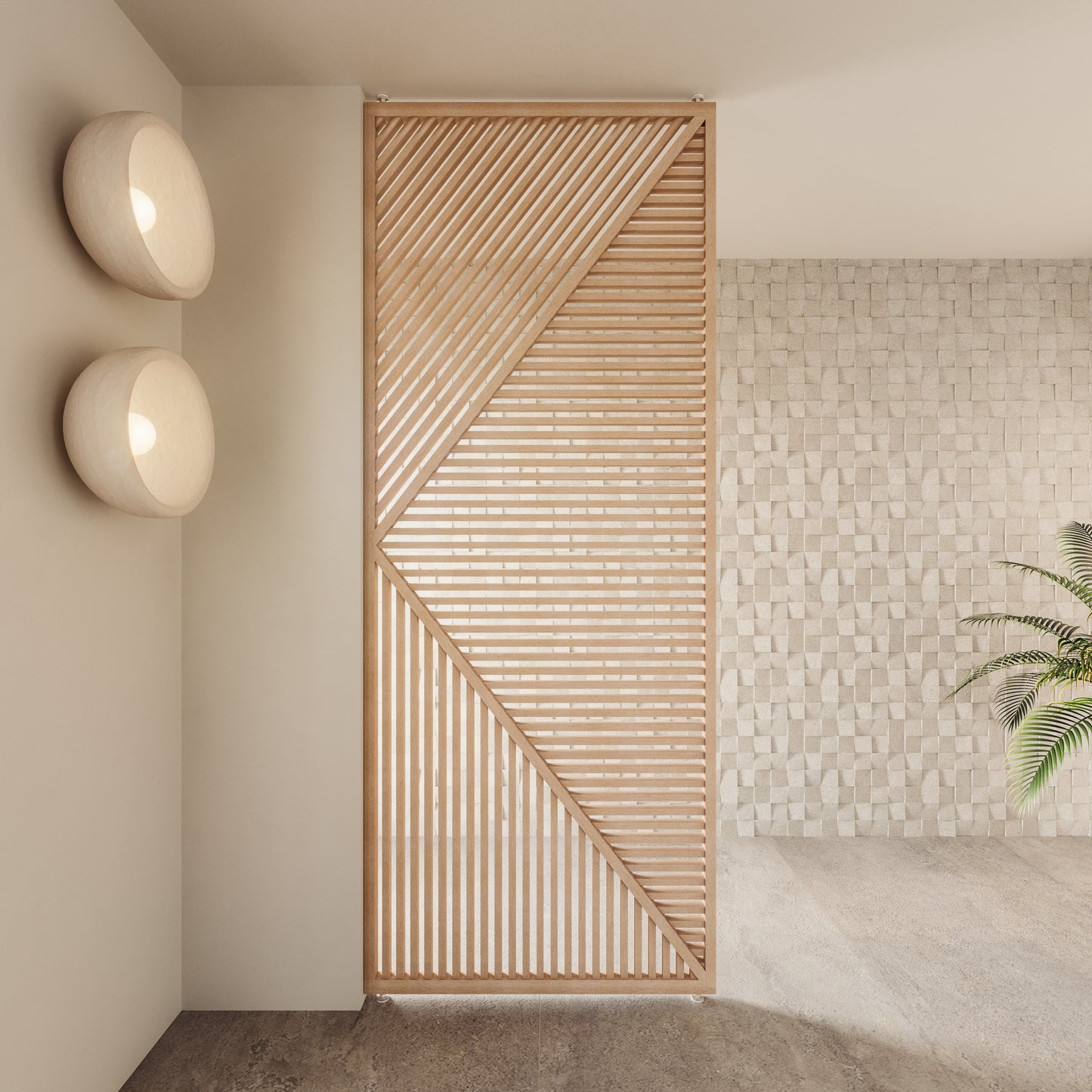 Japandi Roomdivider Shibuya ™  ~ Naturel