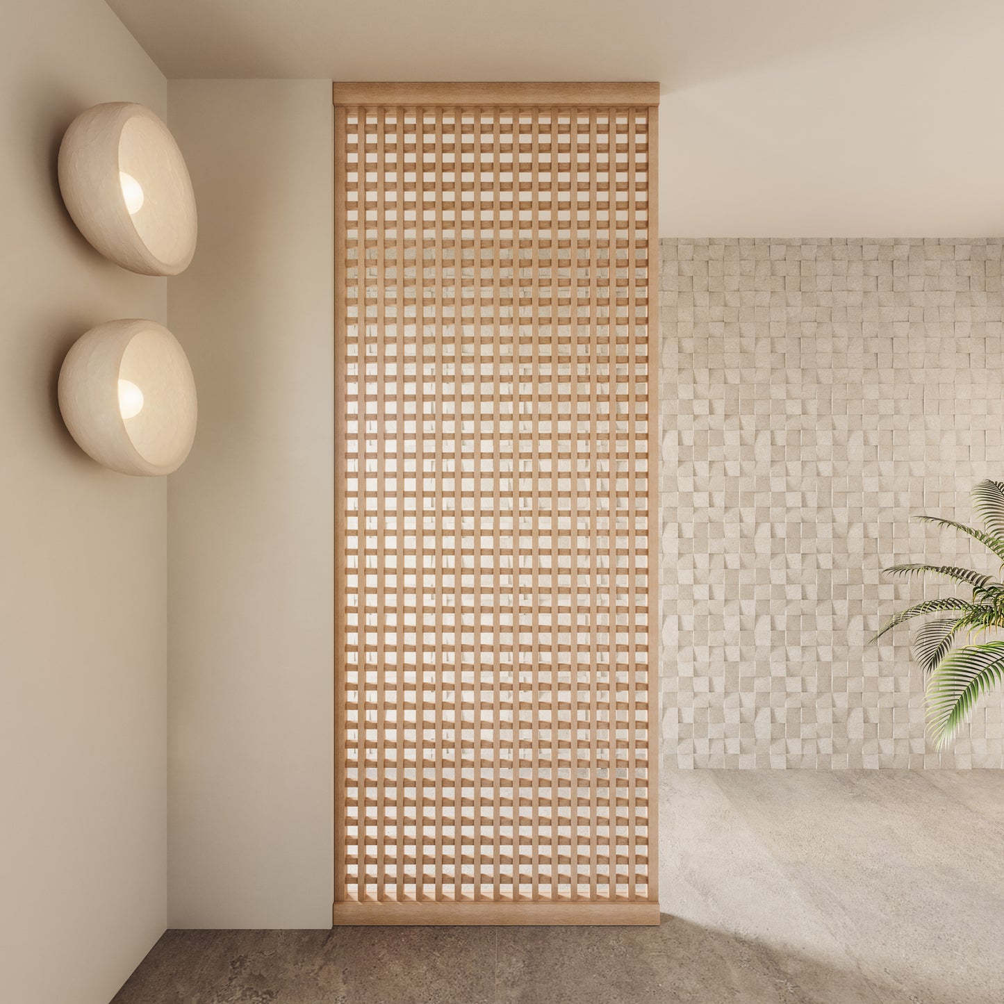 Japandi Roomdivider Shinjuku ™  ~ Naturel