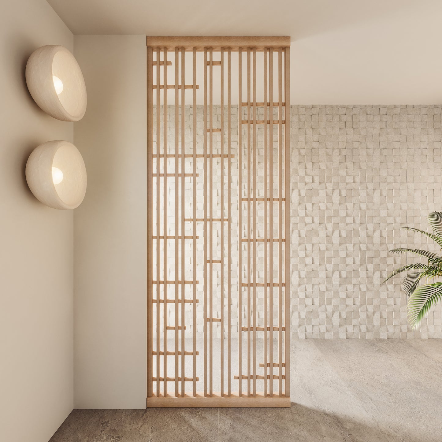 Japandi Roomdivider Higashi ™  ~ Naturel