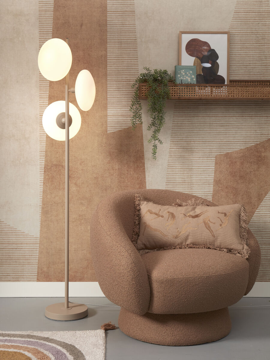 Vloerlamp Sapporo 3-schijf