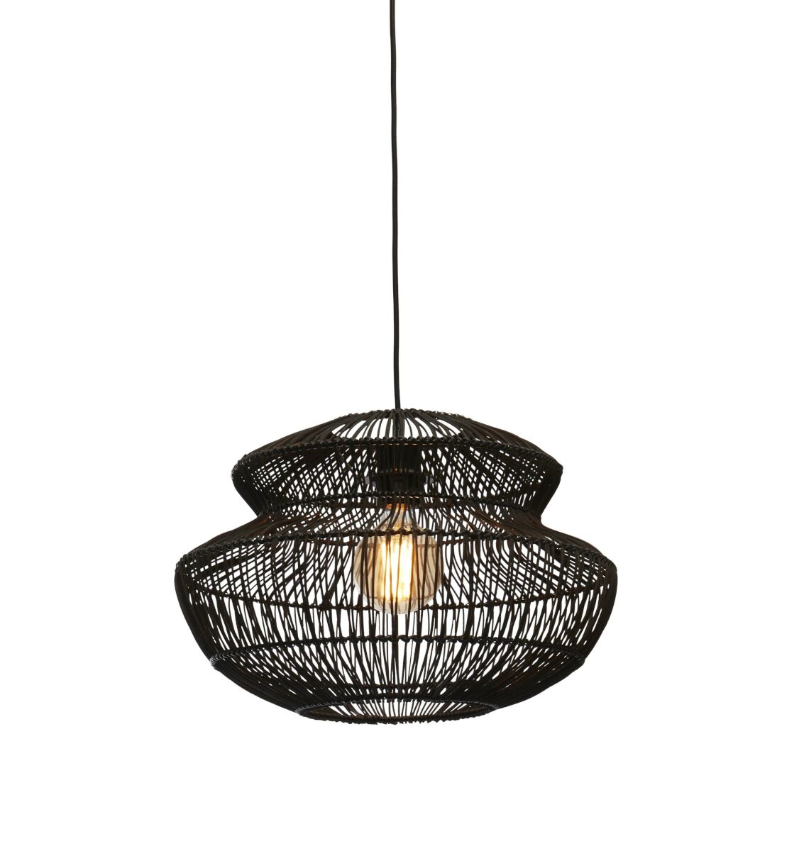 Hanglamp Zanzibar H30 Zwart
